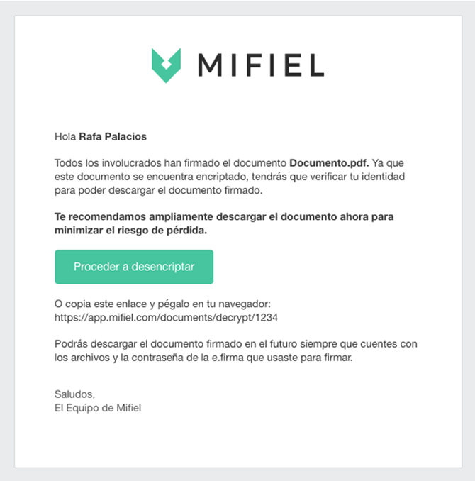 correo desencriptar
